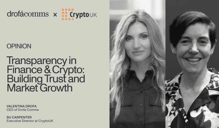 Valentina Drofa and Su Carpenter's expert piece on transparency in crypto markets and trust-building through regulation