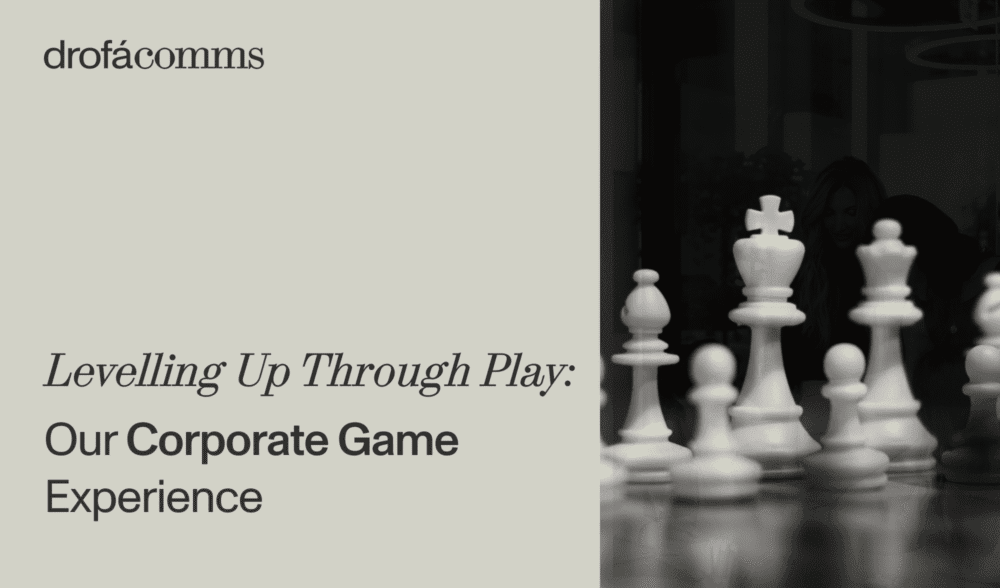 Chess pieces on a board illustrating business simulation games for corporate training at Drofa Comms