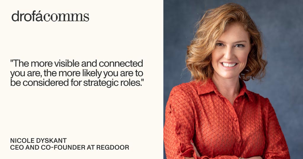 Nicole Dyskant, RegDoor CEO and Co-founder, on visibility and strategic roles for women in fintech