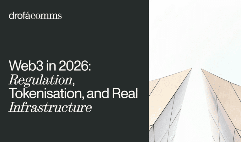 Web3 in 2026 cover illustrating regulation tokenisation and real infrastructure themes