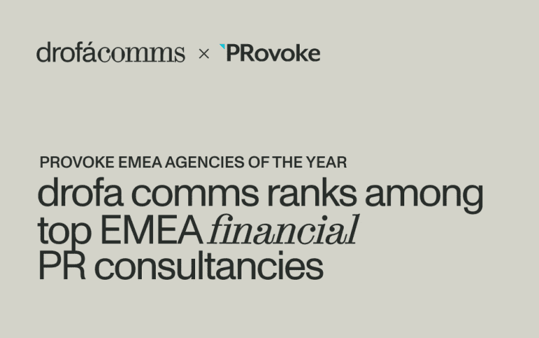 Drofa Comms ranked among top financial PR firms in EMEA by PRovoke Media 2024