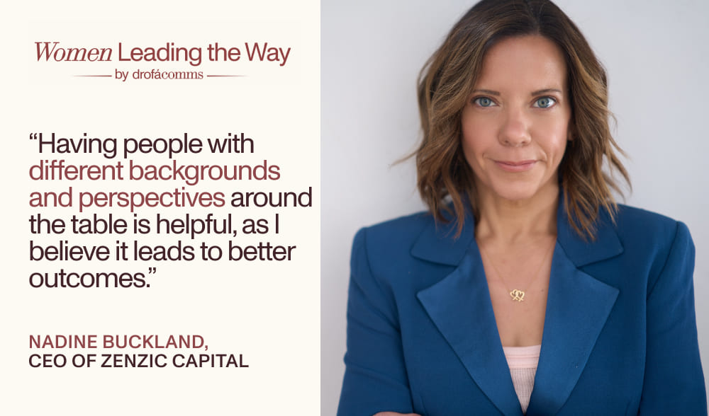 Nadine Buckland, CEO of Zenzic Capital, speaking on women in non-bank lending