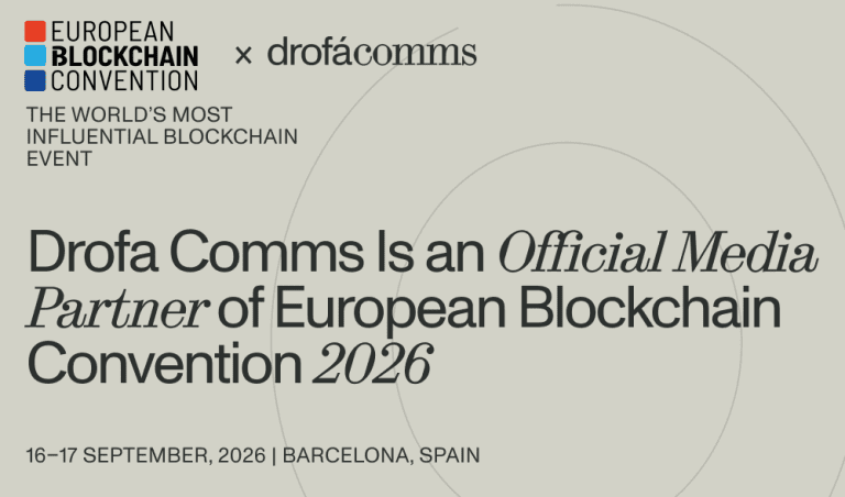 Drofa Comms is an Official Media Partner of European Blockchain Convention 2026