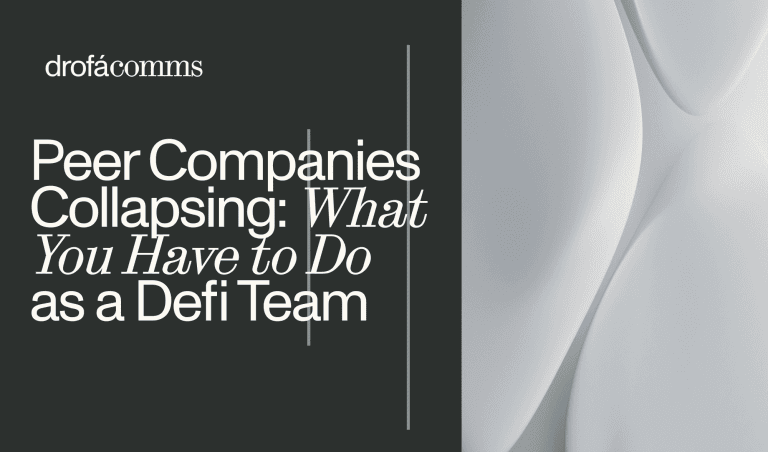 DeFi crisis peer companies collapse