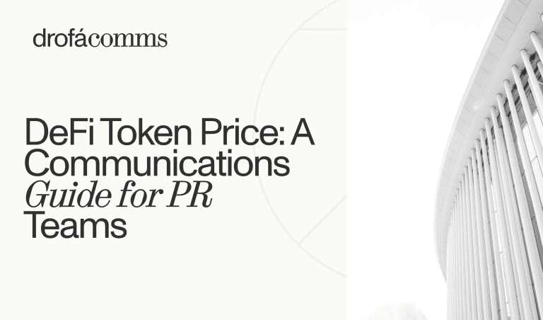DeFi token price communications guide for PR teams