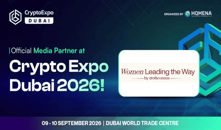 Women Leading the Way named official media partner of Crypto Expo Dubai 2026