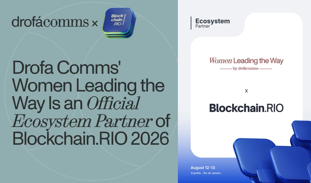 Women Leading the Way named Blockchain.RIO 2026 Ecosystem Partner, Rio de Janeiro, 12–13 August
