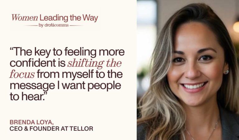 Brenda Loya, CEO and Founder of Tellor, featured in the Women Leading the Way interview