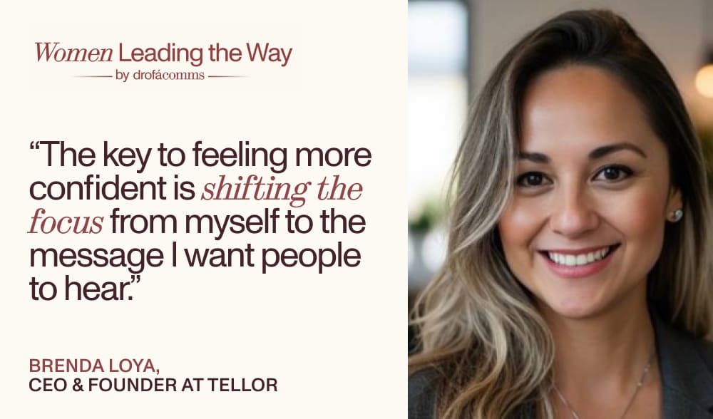 Brenda Loya, CEO and Founder of Tellor, featured in the Women Leading the Way interview